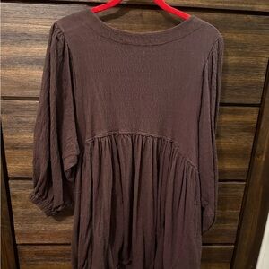 Free People Brown Mini Dress